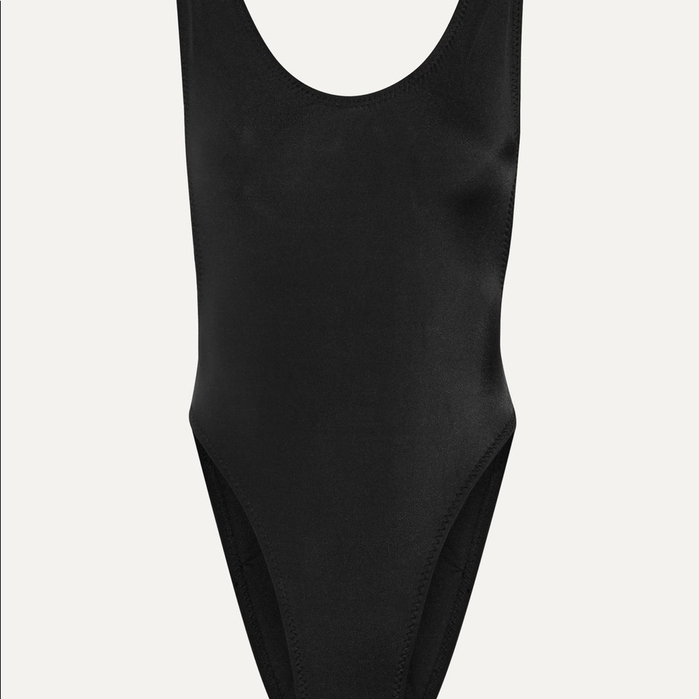 Norma Kamali Marissa One Piece swim Black